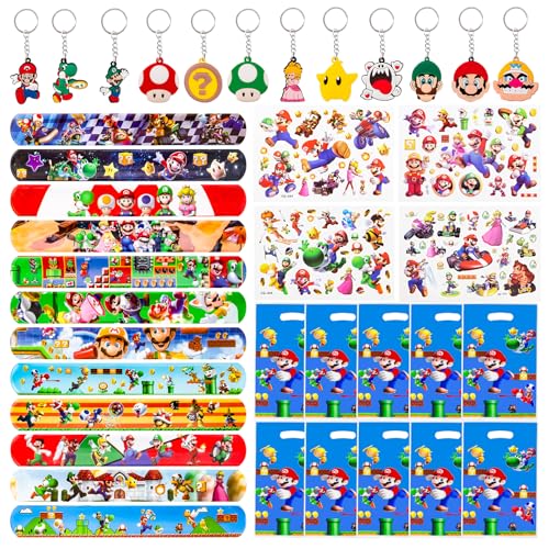 38 Stücke Mitgebsel Geburtstag für Kinder, 12 Geschenktüten Kindergeburtstag 12 Schnapparmband Kinder 4 Tattoo Aufkleber 10 Schlüsselanhänger Party Geschenke Kindergeburtstag Mitgebsel Party Zubehör 38 Stücke Mitgebsel Geburtstag für Kinder, 12 Geschenktüten Kindergeburtstag 12 Schnapparmband Kinder 4 Tattoo Aufkleber 10 Schlüsselanhänger Party Geschenke Kindergeburtstag Mitgebsel Party Zubehör von Amazluck