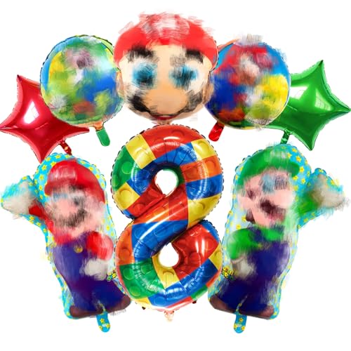 Geburtstag Deko 8 Jahre, 8 Stück Luftballons Geburtstagsdeko Party Dekoration Ballon Folienballon Kindergeburtstag Deko Luftballon Set Kinder 8 Geburtstag Themen Party Geburtstags Dekoration Ballon Geburtstag Deko 8 Jahre, 8 Stück Luftballons Geburtstagsdeko Party Dekoration Ballon Folienballon Kindergeburtstag Deko Luftballon Set Kinder 8 Geburtstag Themen Party Geburtstags Dekoration Ballon von Amazluck