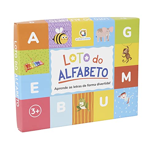 Ambarscience Alphabet Lotto zum Lernen der Buchstaben des Alphabets und Verbindung mit Wörtern und Bildern. von Ambarscience