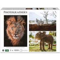 AMBASSADOR PC1015T_DB Puzzle 3x1000 Teile Wildtiere Afrika (Donal Boyd) Photographers Collection Instagram von Ambassador