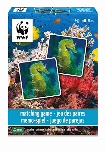 Ambassador 7230343 Memo-Spiel Unterwasser, für Erwachsene und Kinder ab 3 Jahren, WWF von Ambassador