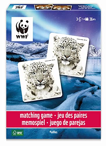 Ambassador 7230346 Memo-Spiel Tierselfies, Puzzle für Erwachsene und Kinder ab 3 Jahren, WWF von Ambassador