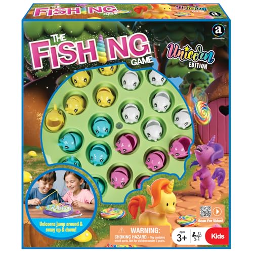 Ambassador Games: The Fishing Game - Unicorn Edition - Classic Animated Catching Game, Unicorns Jump Around & Swap Up & Down, Kids Age 3+, 2-4 Players Ambassador Games: The Fishing Game - Unicorn Edition - Classic Animated Catching Game, Unicorns Jump Around & Swap Up & Down, Kids Age 3+, 2-4 Players von Ambassador