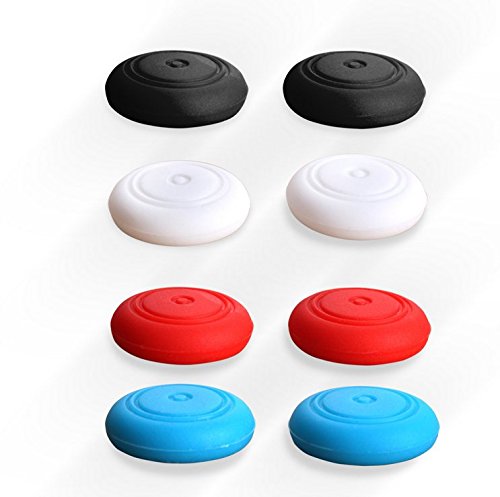Ambertown® Analog Controller Gamepad Daumen Stick Griff Thumbsticks Joystick Kappe Abdeckung für Nintendo Ausschalter NS Controller Joy-Con 4 Pair von Ambertown