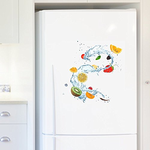 AMBIANCE de Live Wandaufkleber, Motiv Früchte und Wasser, 45 x 45 cm von Ambiance Sticker