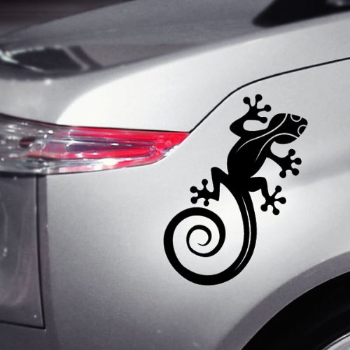 Ambiance-Live Wandtattoo Eidechse Gecko für Ihr Auto – 10 x 13 cm, Türkis von Ambiance Sticker