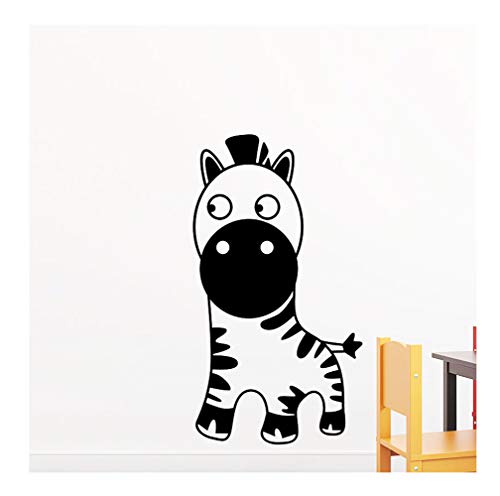 Ambiance-Live junges Zebra - 55 x 30 cm, Schwarz Ambiance-Live junges Zebra - 55 x 30 cm, Schwarz von Ambiance-Live