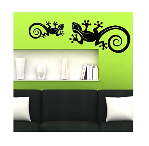 Ambiance-Live Wandtattoo Zwei Eidechsen – 70 x 45 cm, Schwarz Ambiance-Live Wandtattoo Zwei Eidechsen – 70 x 45 cm, Schwarz von Ambiance Sticker