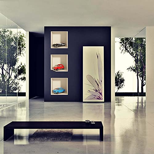 3D Oldtimer Auto Selbstklebende Wohnzimmer | Trompe l'oeil Aufkleber für Erwachsene Schlafzimmer | Wandaufkleber 40x120cm von Ambiance Sticker
