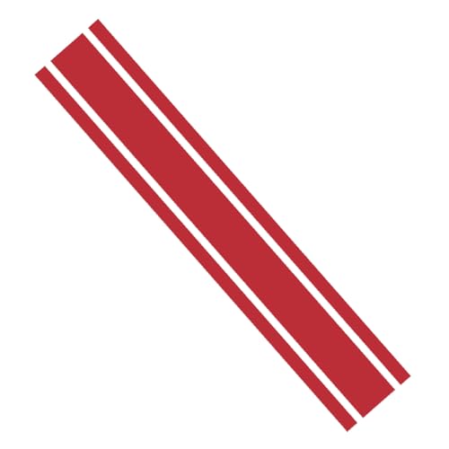 Ambiance Sticker Auto-Motorhaube, Aufkleber, Racing Body Side Stripe Decal, Dach Rock Stoßfänger Stripe Decal Vinyl Modifizierte Stripe Decal Car Dekor Rot Kirsche – 1 Stück 124 cm Ambiance Sticker Auto-Motorhaube, Aufkleber, Racing Body Side Stripe Decal, Dach Rock Stoßfänger Stripe Decal Vinyl Modifizierte Stripe Decal Car Dekor Rot Kirsche – 1 Stück 124 cm von Ambiance Sticker