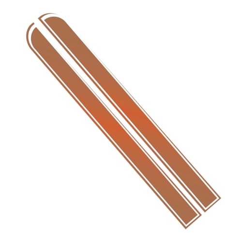 Ambiance Sticker Auto-Motorhaube, selbstklebend, Racing Body Side Stripe Decal, Dach Rock Stoßfänger Stripe Decal Vinyl Modifiziert Stripe Decal Car Dekor Kupfer – 1 Paar 129 x 24 cm Ambiance Sticker Auto-Motorhaube, selbstklebend, Racing Body Side Stripe Decal, Dach Rock Stoßfänger Stripe Decal Vinyl Modifiziert Stripe Decal Car Dekor Kupfer – 1 Paar 129 x 24 cm von Ambiance Sticker
