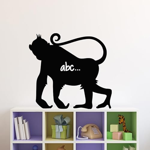 Ambiance Sticker Kreidetafel – Wandaufkleber, selbstklebend, abwischbar, Affen-Silhouette, 40 x 45 cm von Ambiance Sticker