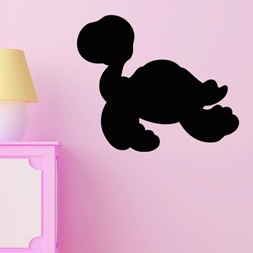 Ambiance Sticker Kreidetafel – Wandaufkleber, selbstklebend, abwischbar, Silhouette Schildkröte, 40 x 45 cm von Ambiance Sticker