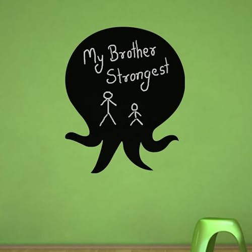 Ambiance Sticker Kreidetafel – Wandsticker, selbstklebend, abwischbar, Motiv: Oktopus, 50 x 40 cm von Ambiance Sticker
