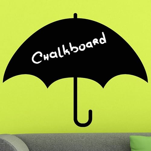 Ambiance Sticker Kreidetafel – Wandsticker, selbstklebend, abwischbar, Regenschirm, 30 x 35 cm von Ambiance Sticker
