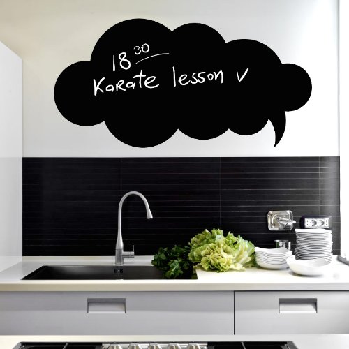 Ambiance Sticker Kreidetafel – Wandsticker, selbstklebend, abwischbar – Bulle2 – H15 x L30 cm von Ambiance Sticker