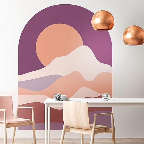Ambiance Sticker Vliestapete, vorgeklebt, riesige Fresken, Märchenbogen, dekorativ, 80 x 60 cm von Ambiance Sticker