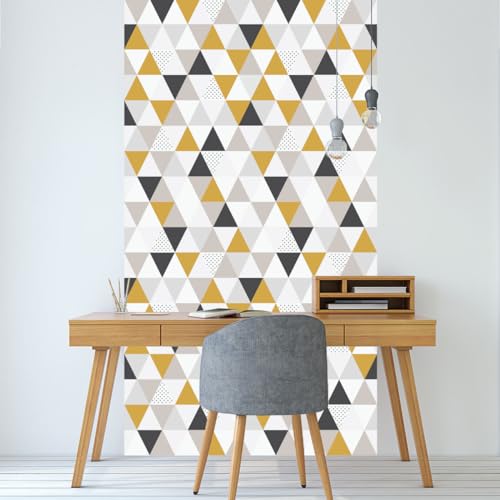 Ambiance Sticker Vliestapete, vorgeklebt, Rolle, skandinavisches Muster, Dreiecke, selbstklebend, dekorativ – 1 Rolle mit 300 x 60 cm (H x B) Ambiance Sticker Vliestapete, vorgeklebt, Rolle, skandinavisches Muster, Dreiecke, selbstklebend, dekorativ – 1 Rolle mit 300 x 60 cm (H x B) von Ambiance Sticker