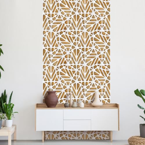 Ambiance Sticker Vliestapete, vorgeklebt, riesige Fresken, skandinavisches Design, Weiß und Holz, selbstklebend, dekorativ, H 300 x B 60 cm Ambiance Sticker Vliestapete, vorgeklebt, riesige Fresken, skandinavisches Design, Weiß und Holz, selbstklebend, dekorativ, H 300 x B 60 cm von Ambiance Sticker