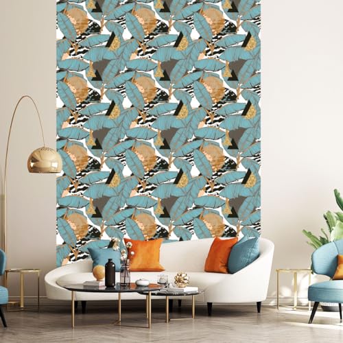 Ambiance Sticker Vliestapete, vorgeklebt, riesige Fresken, tropische Bananenblätter, selbstklebend, dekorativ, H 300 x B 60 cm Ambiance Sticker Vliestapete, vorgeklebt, riesige Fresken, tropische Bananenblätter, selbstklebend, dekorativ, H 300 x B 60 cm von Ambiance Sticker