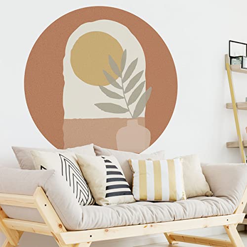 Ambiance Sticker Vliestapete Riesenfresken Vorgekleistert -Giornata Di Sole Astratta - Dekoratives Etikett | H60 x L60 cm von Ambiance Sticker