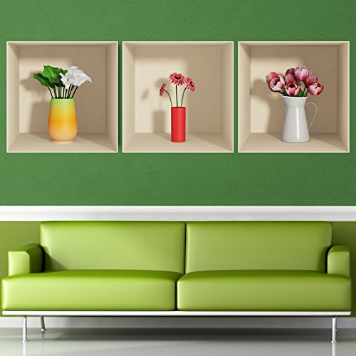 Ambiance Wandaufkleber, Vinyl, mehrfarbig, 30 x 90 cm von Ambiance
