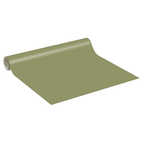 Aufkleber, selbstklebend, wasserdicht, Vinyl, Rolle für Küche, Möbel, Tür, Wandaufkleber, H60 x B200 cm, Olivgrün von Ambiance Sticker
