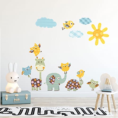 Aufkleber mit Tieren von Dschungeltieren in der Sonne Aufkleber mit Tieren von Dschungeltieren in der Sonne von Ambiance Sticker