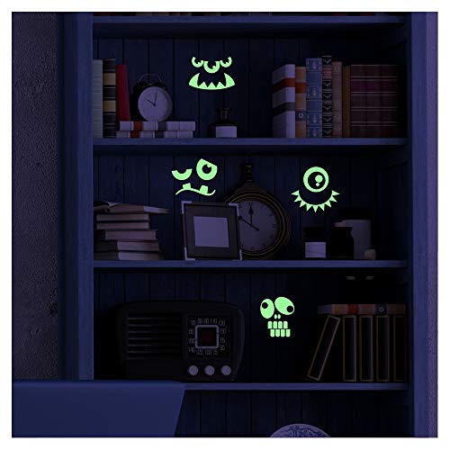 Phosphoreszierende Wandtattoo Monster Augen - 30 x 35 cm Phosphoreszierende Wandtattoo Monster Augen - 30 x 35 cm von Ambiance Sticker
