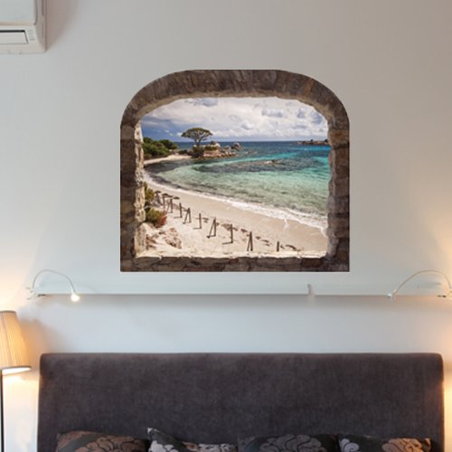 Ambiance Sticker, selbstklebend, 3D-Effekt, Wanddekoration, Trompe l'oeil von Korsika, für Schlafzimmer und Wohnzimmer, 45 x 50 cm Ambiance Sticker, selbstklebend, 3D-Effekt, Wanddekoration, Trompe l'oeil von Korsika, für Schlafzimmer und Wohnzimmer, 45 x 50 cm von Ambiance Stickers