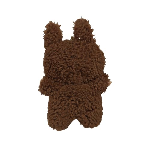 Ambolio la-bu Puppe, la-bu Plüsch Schlüsselanhänger, la-bu,la-bu Popmart Monster Keychain, la-bu Kuscheltier, la-buPlüsch Anhänger(braun) von Ambolio