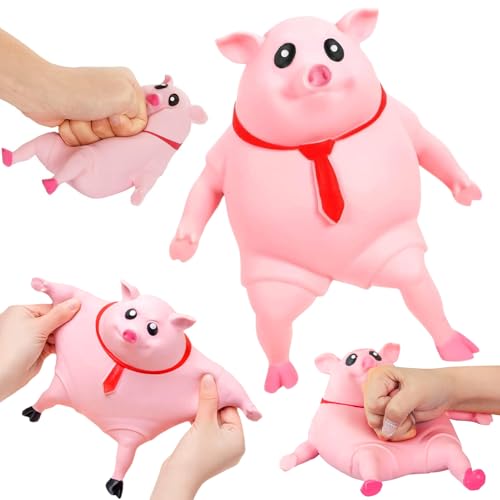 Stress Schwein, Anti Stress Schwein Spielzeug, Schweine Quetschspielzeug Stressbälle, Schwein Stressspielzeug, Lustiges Fidget Spielzeug für Kinder & Erwachsene Stress Schwein, Anti Stress Schwein Spielzeug, Schweine Quetschspielzeug Stressbälle, Schwein Stressspielzeug, Lustiges Fidget Spielzeug für Kinder & Erwachsene von Ambolio