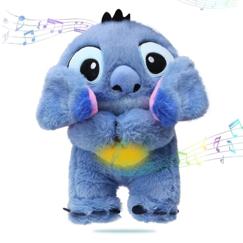 Amebleak Schlummer Sti-tch Kuscheltier, 28cm Stitch Kuscheltier,Stitch Plüschtier mit Atembewegung und Musik,Stitch Schlummer Kuscheltier,Stich Plüschfigur, Geeignet Als Kinder Geschenk Amebleak Schlummer Sti-tch Kuscheltier, 28cm Stitch Kuscheltier,Stitch Plüschtier mit Atembewegung und Musik,Stitch Schlummer Kuscheltier,Stich Plüschfigur, Geeignet Als Kinder Geschenk von Amebleak