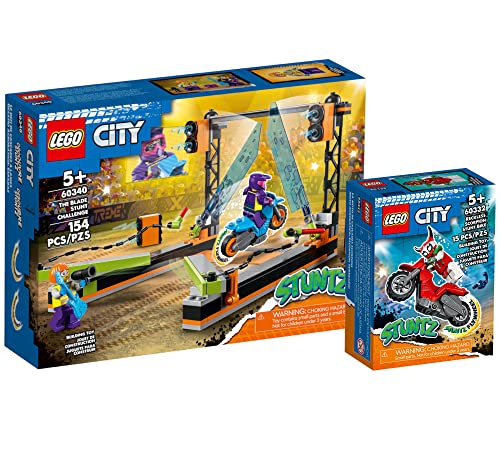 Ameet Verlag Lego City Set: Stuntz Hindernis-Stuntchallenge 60340 + Skorpion-Stuntbike 60332 von Ameet Verlag