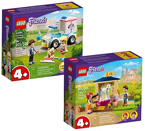 Ameet Verlag Lego Friends Set - Ponypflege 41696 + Tierrettungswagen 41694 von Ameet Verlag