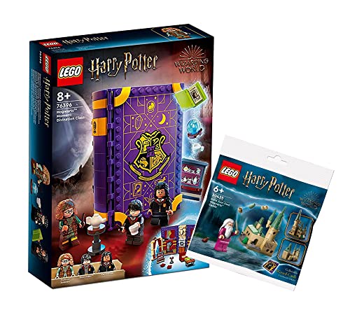 Lego Harry Potter Set: Hogwarts Moment: Wahrsageunterricht Spielzeug-Buch mit Minifiguren (76396) + Hogwarts Schloss (30435) von Ameet Verlag