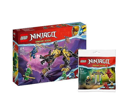 Lego Set: Lego 71790 NINJAGO Jagdhund des kaiserlichen Drachenjägers + Lego Ninjago 30650 Kais und Raptons Duell im Tempel von Ameet Verlag