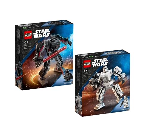 Lego Set: Lego 75368 Star Wars Darth Vader Mech + Lego 75370 Star Wars Sturmtruppler Mech, für Kinder ab 6 Jahren von Ameet Verlag