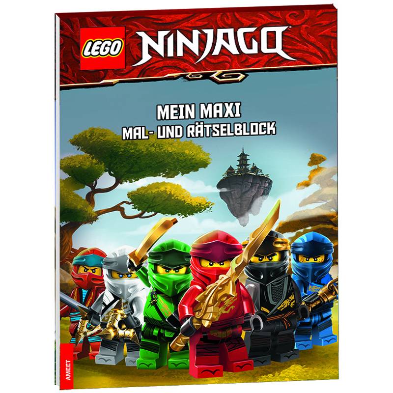 LEGO® NINJAGO® - Mein Maxi Mal- und Rätselblock von Ameet