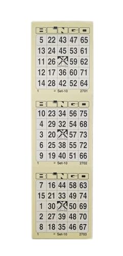 Ameisenkeks® Bingoticket-Block 300 Tickets System 25 aus 75 Nr.3 GELB von Ameisenkeks