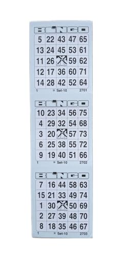 Ameisenkeks® Bingoticket-Block 300 Tickets System 25 aus 75 Nr.7 HELLBLAU von Ameisenkeks