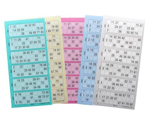 Ameisenkeks® | Bingoticket-Block | 5 x Blöcke = 3000 Tickets System 15 aus 90 von Ameisenkeks