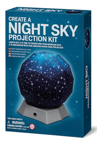 Ameisenkeks® Nacht-Himmel Projektor Bastelset – Planetarium zum Selberbauen mit Sternbildern – Kreatives Wissenschafts-Kit für Kinder ab 8 Jahren von Ameisenkeks