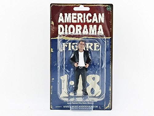 American Diorama - Miniaturauto Sammlerstück, 38183, Beige/Schwarz von American Diorama