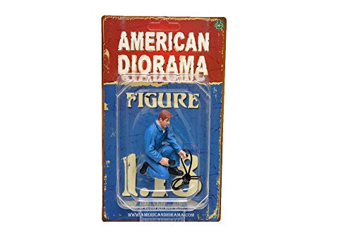 American Diorama, 77446, Miniaturauto aus der Kollektion, Blau von American Diorama