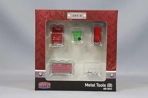 American Diorama 1/64 Figur Metall Werkzeugset B von American Diorama