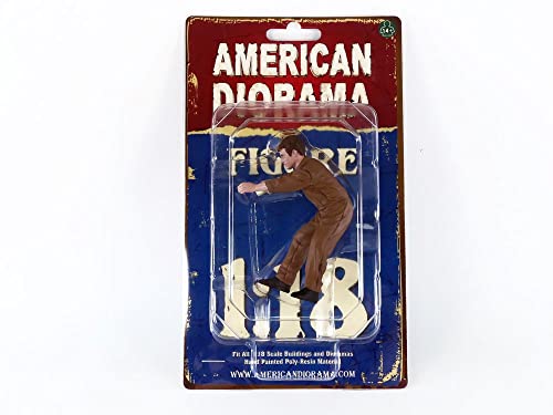 American Diorama 76287 Miniaturauto, braun von American Diorama