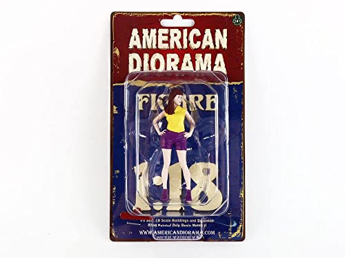 American Diorama - Miniaturauto aus der Kollektion, 76303, Yellow/Purple American Diorama - Miniaturauto aus der Kollektion, 76303, Yellow/Purple von American Diorama