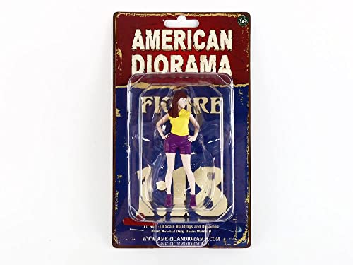 American Diorama 76303 Miniaturauto, Gelb/Violett von American Diorama
