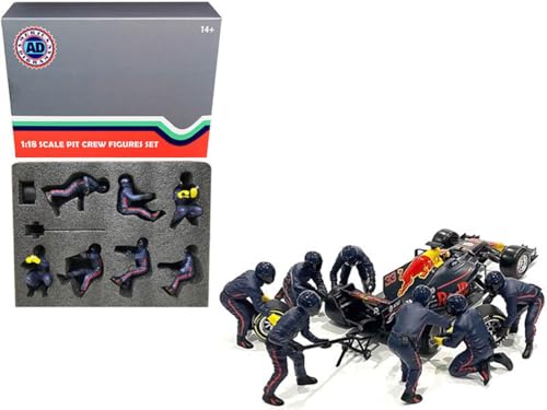 American Diorama - Figuren F1 Pit Crew Figures Set 2 Team Blue Purple – 1/18 American Diorama - Figuren F1 Pit Crew Figures Set 2 Team Blue Purple – 1/18 von American Diorama